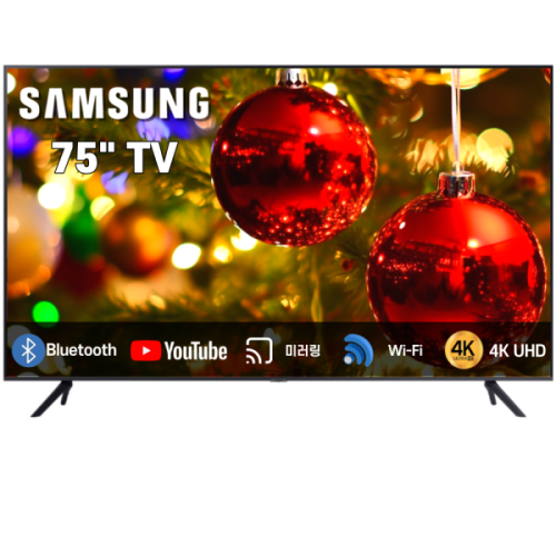 삼성전자 LED 스마트 TV 평면 스탠드형 189cm LH75BECHLGFXKR 75인치 (삼성 물류 설치 발송)